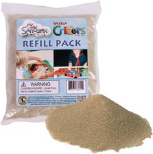 Natural Ultra Fine Play Sand - Ideal for Arts, Crafts, and Terrariums - 1.5 lb