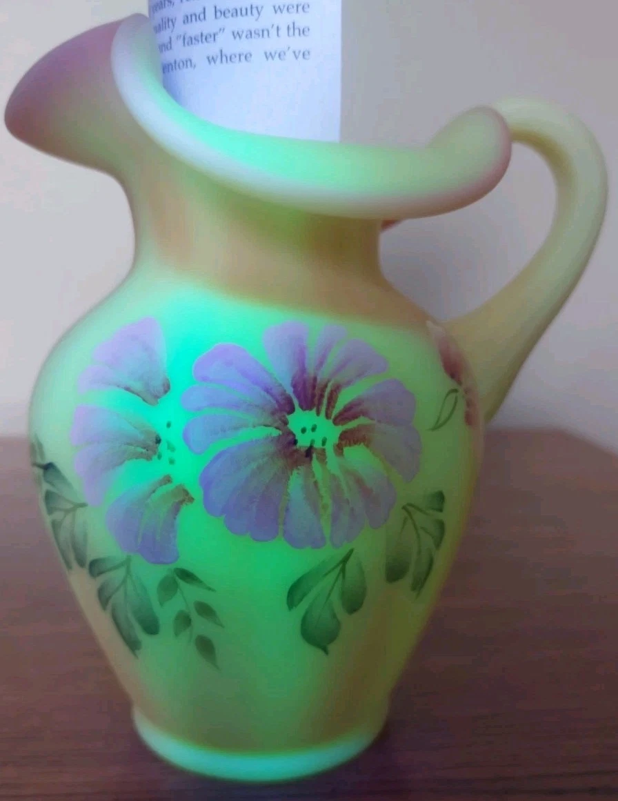 Fenton Burmese Pitcher for sale | eBay