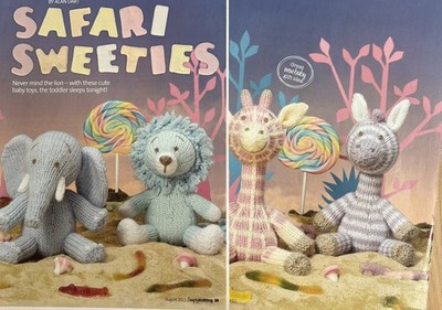 Alan Dart Strickanleitung für Safari Sweeties