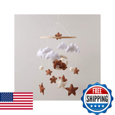 Hot Air Balloon Baby Crib Mobile Handmade Soothing Bedtime Baby Mobile