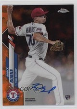 2020 Topps Chrome Sapphire Edition Rookie Orange 18/25 Brock Burke Auto 7i6