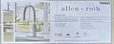 allen roth Harlow Spot Free Stainless Steel Single Handle Pull-down Kitchen