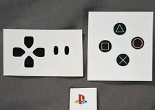 RETRO PS5 Controller Classic Buttons Personalized Custom (Stickers ONLY)