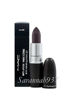 MAC Matte Lipstick Limited Edition - VALIANT - 100% Authentic - New in Box  773602477418 | eBay