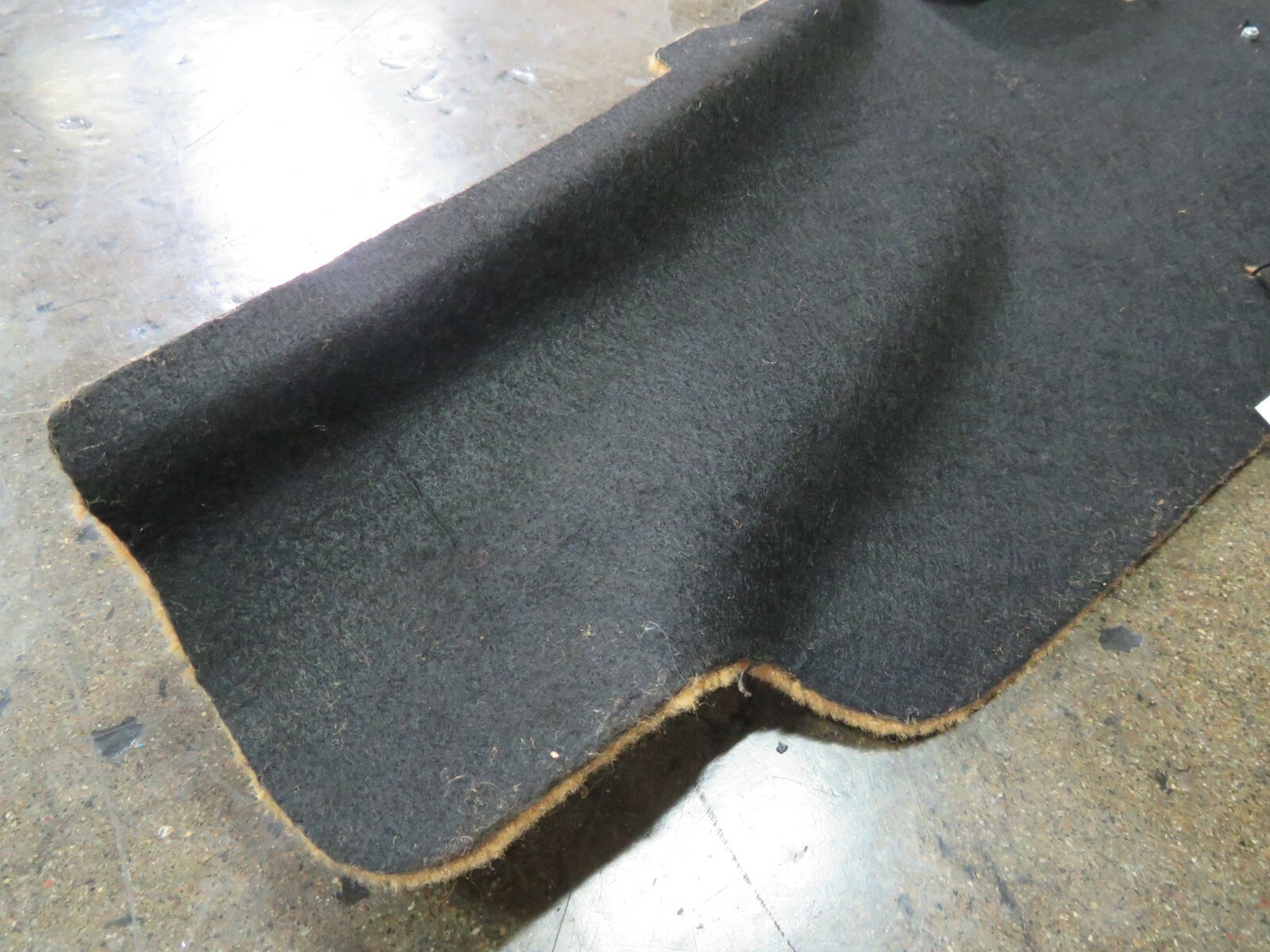 Maserati M128, LH, Left, Front Tunnel Trim Panel, Tan, Used, P/N 67510300