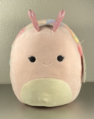 New 2020 SQUISHMALLOWS Pink Rainbow Snail SILVINA 8