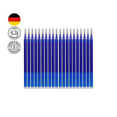 10X Radierbare Tinten Ersatzminen Blaue 0,7mm für Pilot Frixion Ball und Clicker