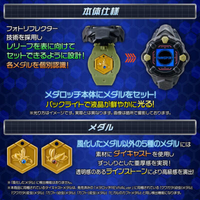 NEW Bandai Medarot Medarotch REVIVAL ver. Black Rokusho ver. from