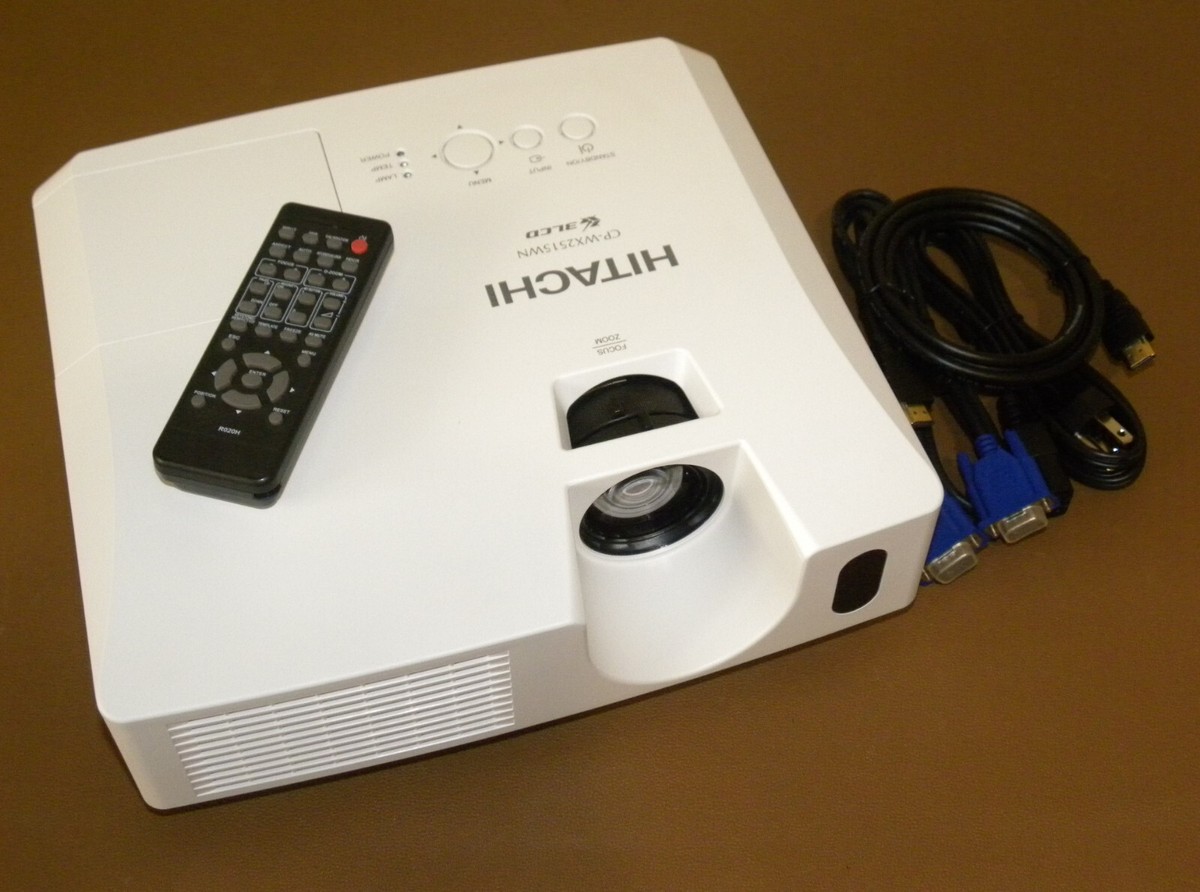 Hitachi CP-WX2515WN 3LCD 2700 Lumens WXGA 1280x800 Projector | eBay Hitachi CP-WX2515WN 3LCD 2700 Lumens WXGA 1280x800 Projector | eBay