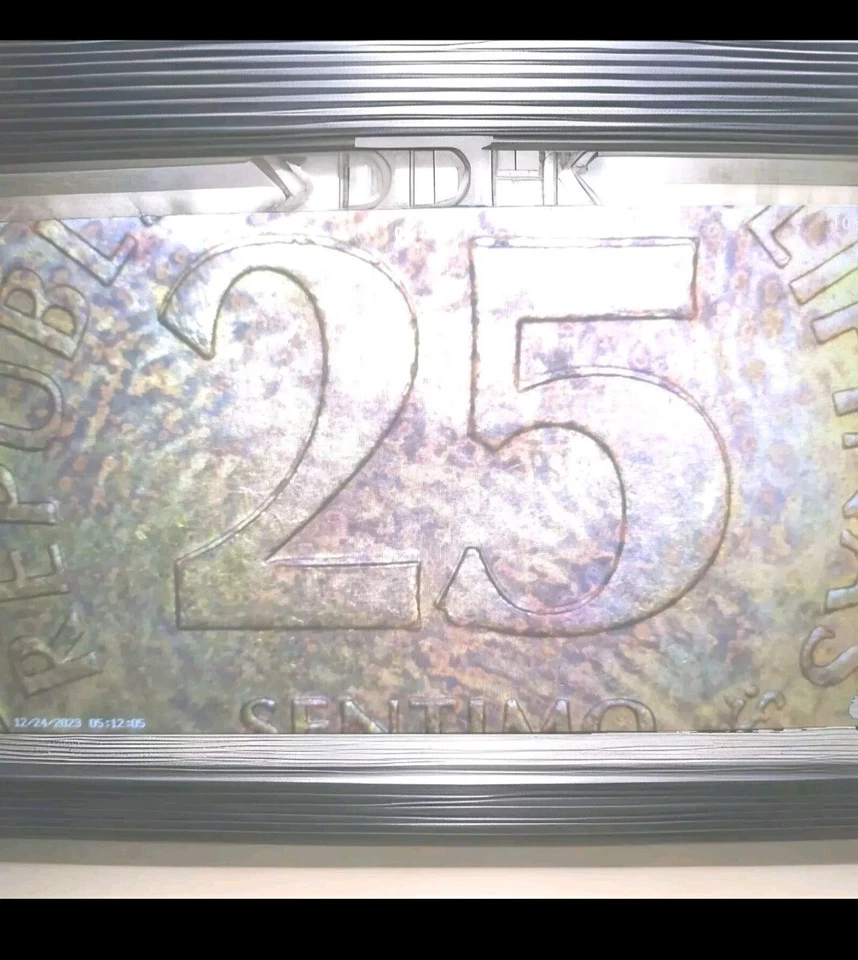 Rare Doubling 25 in 2009 25 SENTIMO Philippines Coin only 1 in EBay Pls zoom pic - Image 3 of 4