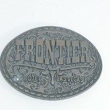 Frontier Hotel Las Vegas Belt Buckle Vintage