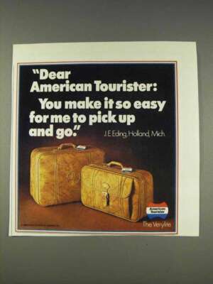 1977 American Tourister Verylite Luggage Ad - Pick Up