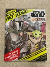 Crayola Art With Edge Star Wars The Mandalorian 28 Pages  1 Poster New Sealed