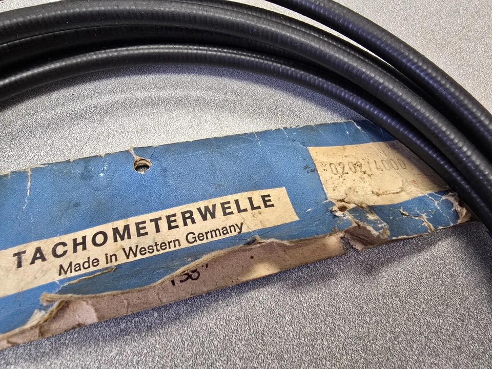 EXCELENTE CABLE TACÓMETRO NOS GEMO 0202/4000 PORSCHE 356A 356B 356C W ALEMANIA Foto 3 de 4