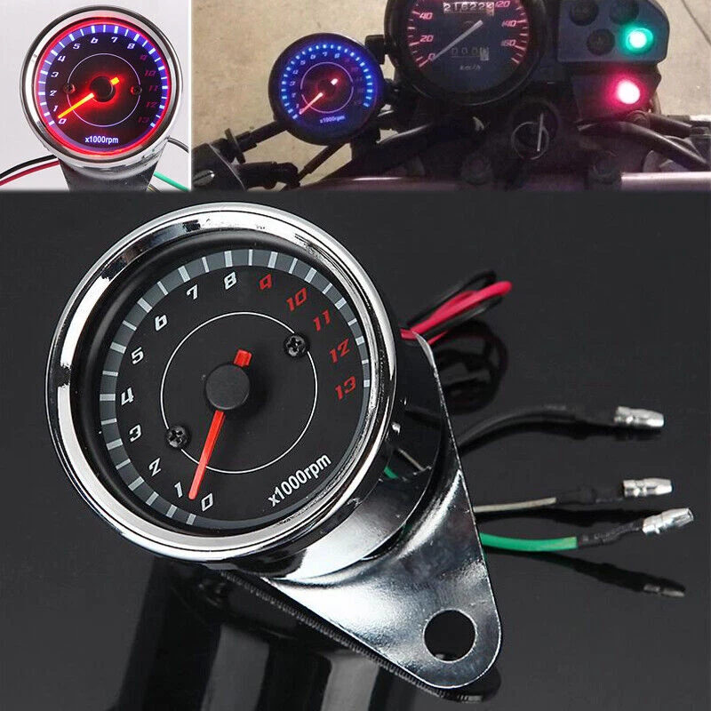 LED Backlight Tachometer Night Light For Suzuki Intruder Volusia VS VL 800 1400 - Image 4 of 4