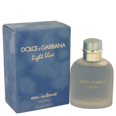 Light Blue Eau Intense Men's Cologne by Dolce & Gabbana 3.4oz/100ml EDP Spray