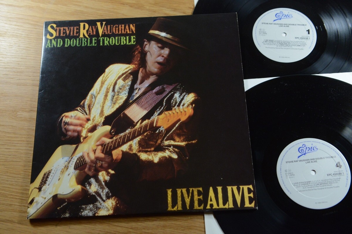 【美品】Stevie Ray Vaughan LIVE ALIVE 2枚組LP Stevie Ray Vaughan - Live Alive Vinyl Record (New, Imported