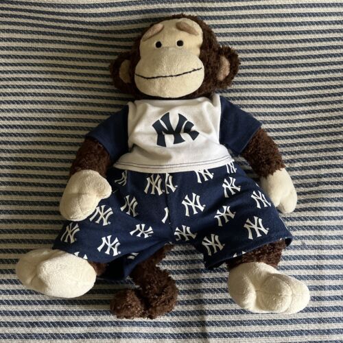 NY Yankees Build-A-Bear Affe Maskottchen Plüsch Sound Spielzeug USA selten Baseball - Bild 9 von 20