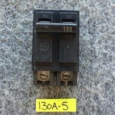 GE General Electric THQL21100 100-Amp 2-Pole 120/240VAC Breaker OLD STYLE