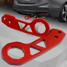 2 Jdm Red Rear Anodized Billet Aluminum Racing Towing Hook Tow Kit Universal 2 Jdm Red Rear Anodized Billet Aluminum Racing Towing Hook Tow Kit Universal