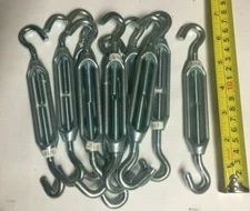 10 pc Turnbuckle Turn buckle Hook x Hook 5/16"  