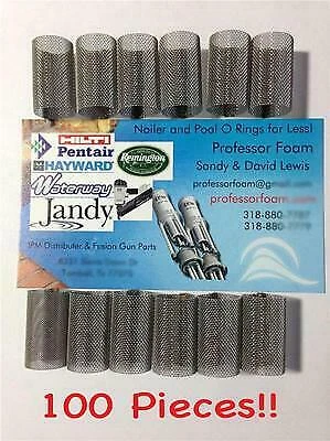 PROFESSOR FOAM 246358 60 mesh filters 100 pcs, fits GRACO Fusion Air Purge AP gun aftermarket