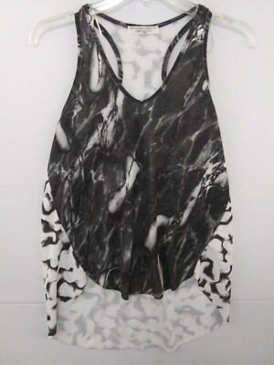 Zara W&B Collection Women's Small Abstract Tank Top NWOT