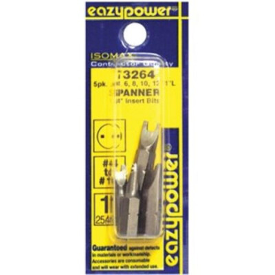 73264 Eazypower 5 piece set spanner isomax #4, 6, 8, 10, 12 1" long ...