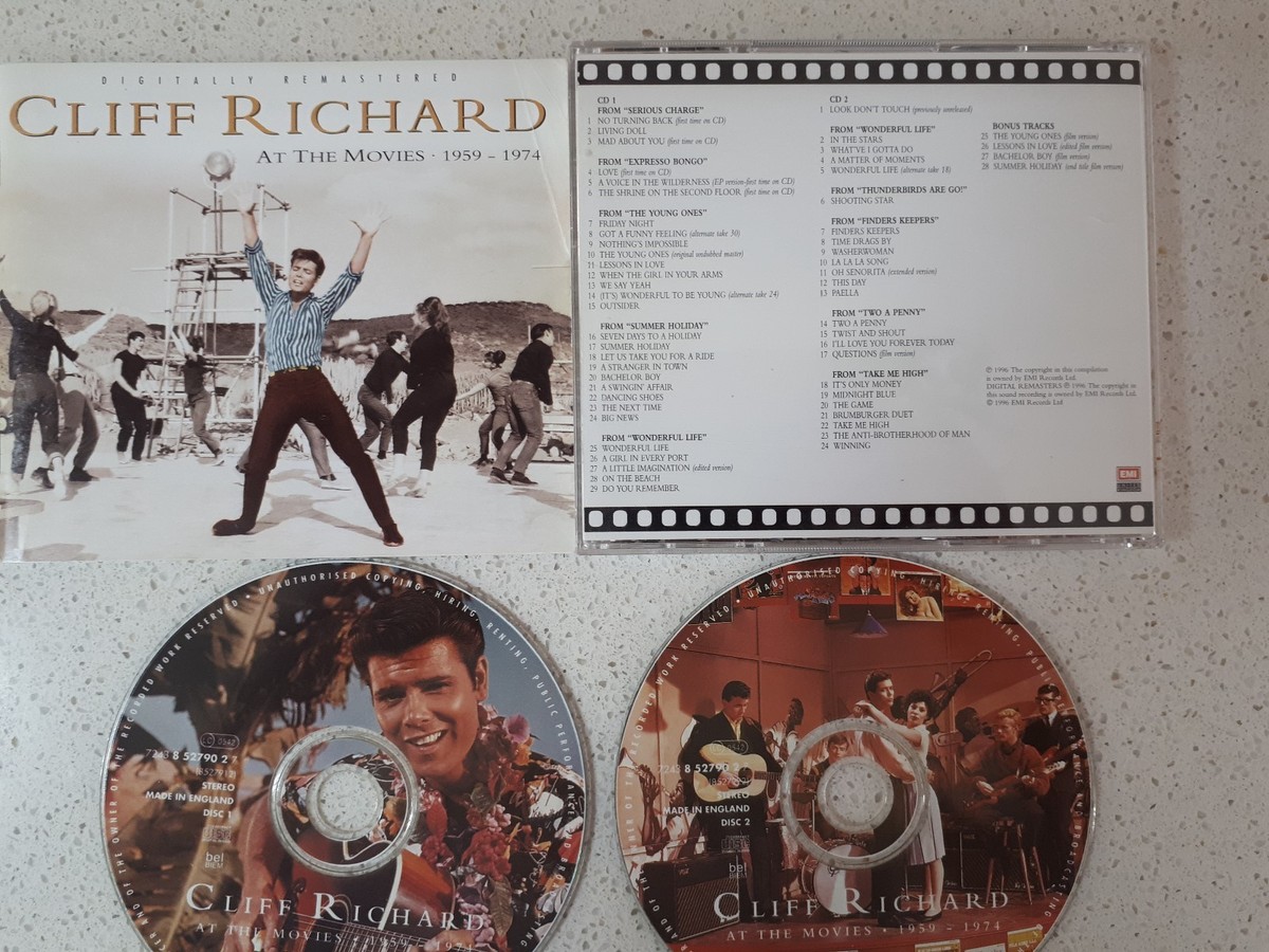CD 2CDS CLIFF RICHARD/CD ---AT THE MOVIES-1959-1974 | eBay