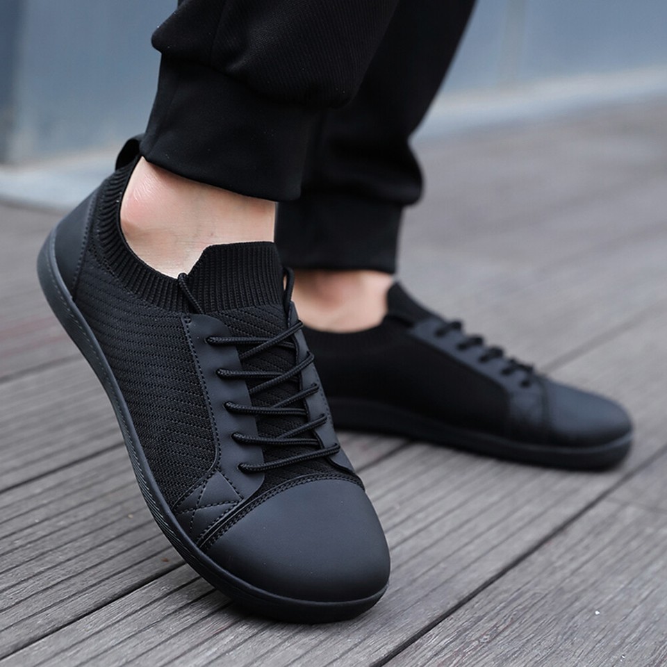 Unisex Fashion Sneakers Wide Width Walking Sneakers Zero Drop Sole for