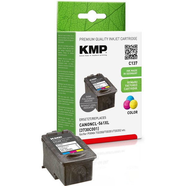 Kmp C137 Color Druckerpatrone Kompatibel Mit Canon CL-561XL Refill CL561XL-image