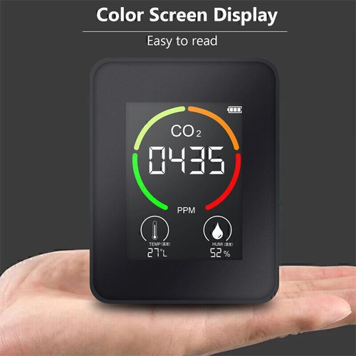 Air Monitor CO2 Carbon Dioxide Detector Temperature Humidity Measurement Meter - Picture 7 of 13