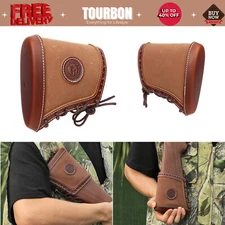 Tourbon Canvas Hunting Rifle Buttstock Cover Slip on Shotgun Recoil Pad LOP ADD