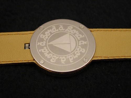 Wristwatch, Bord a' Bord French Uni-Sex Solid Bronze, Genuine Leather B3 - Picture 4 of 10