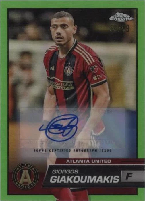 Neon Green Refractor Autographs