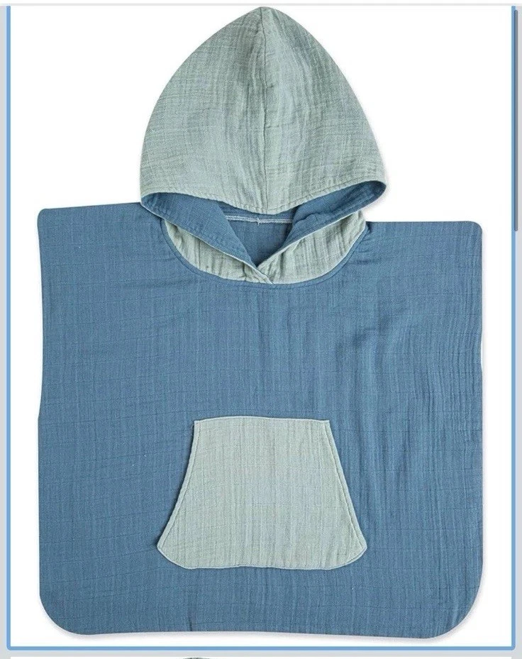 Crane Baby Hooded Towel, Wearable Hooded Kids Towel for Boys Evergreen