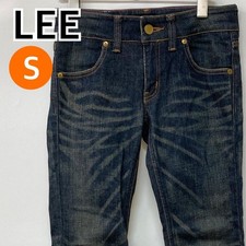 LEE Pants Denim Straight Pants Navy Ladies S CB605
