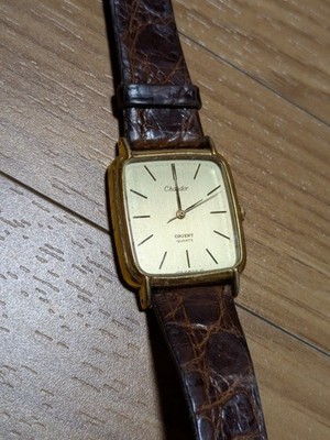 Orient Chandor Quartz Dress Watch Mens Wristwatch wrist 19cm Vintage JDM