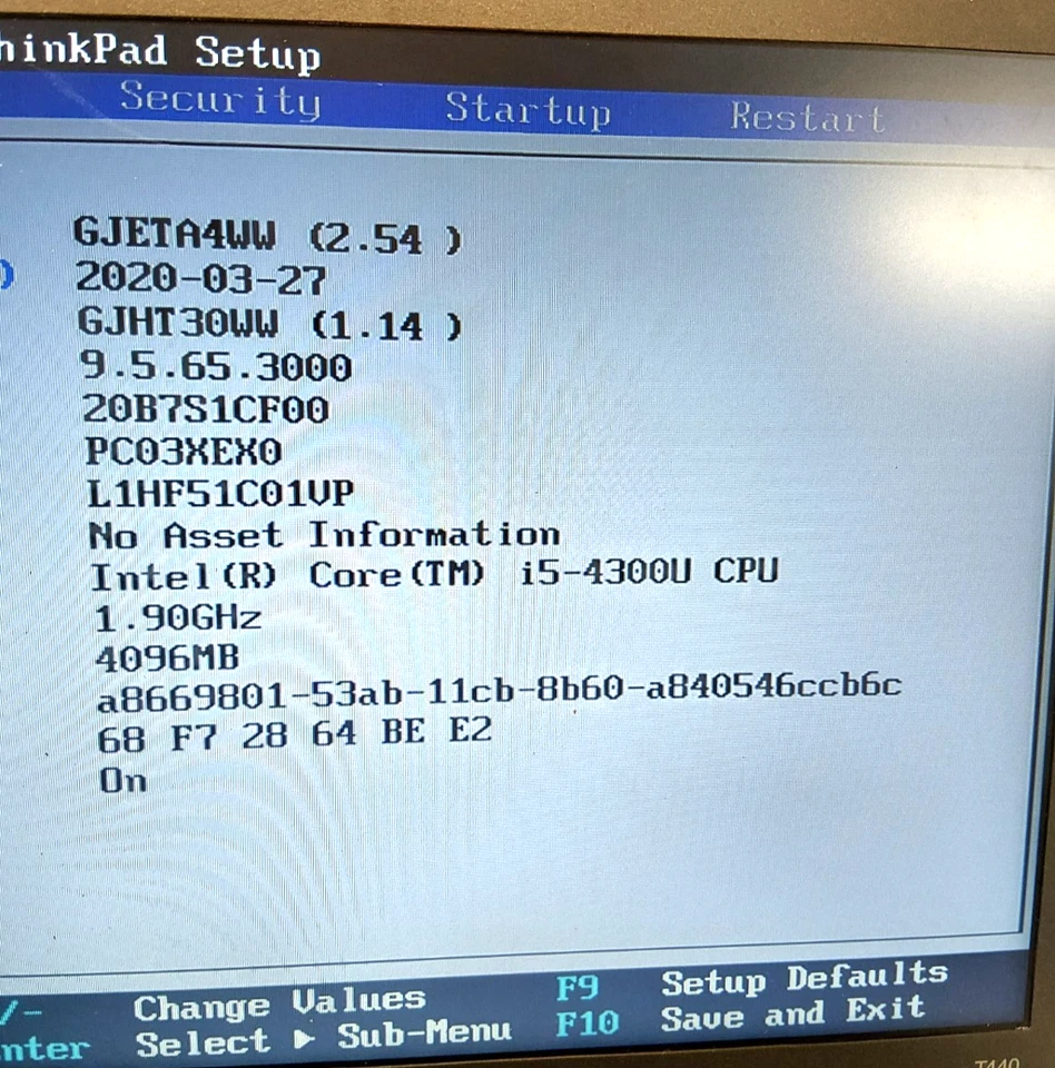 Lenovo ThinkPad T440p-Intel i5 4th Gen–4GB RAM–No HDD/OS-NO TRACKPAD- #498 - Image 3 of 4