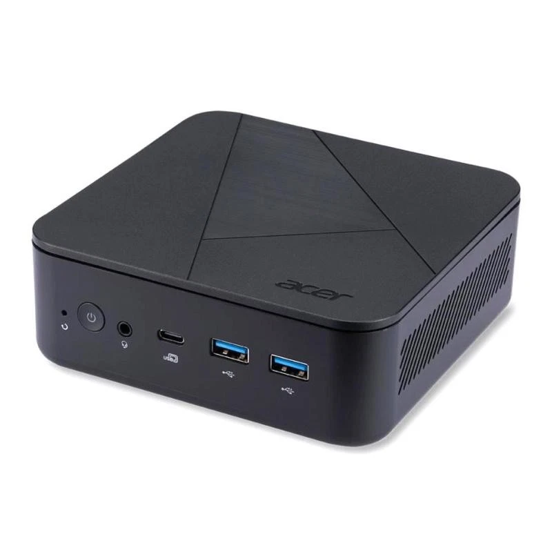 Acer Veriton N1502G-12N0U Intel® N N100 0 GB DDR4-SDRAM SSD Mini PC Nero - Immagine 2 di 4