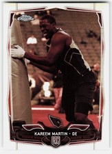 2014 Topps Chrome Sepia Refractors Kareem Martin Rookie #162 Cardinals RC,/99