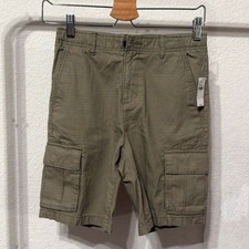 NWT Old Navy Boys Cargo Shorts Size 10 Gray Khaki