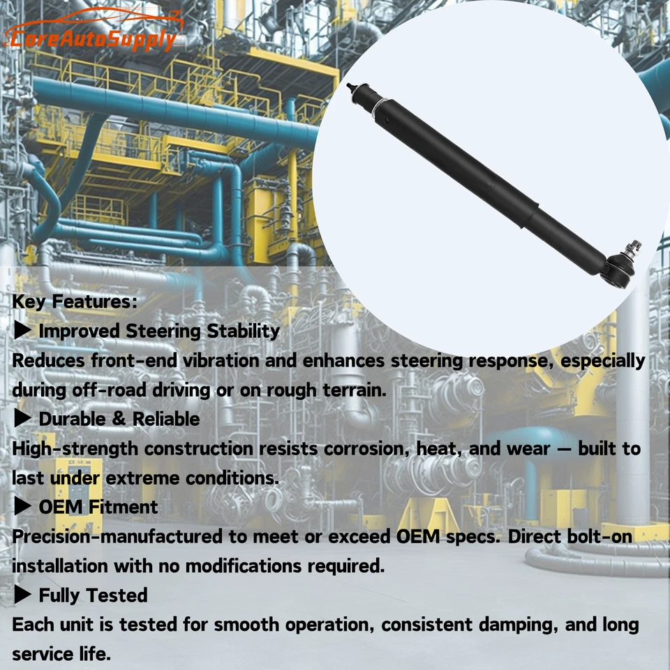 Steering Damper Cylinder Fits For TOYOTA 4 Runner Truck Pickup Van 45700-39035 - Image 2 of 4