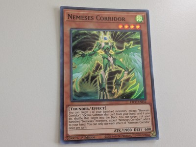 Yugioh ETCO-EN012 Nemeses Corridor Super Rare Englisch American Print Near Mint 