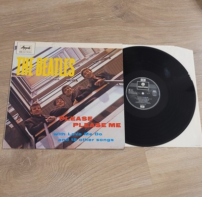 THE BEATLES Please Please Me Vinyl LP auf Parlophone Megarare 1C 064 Germany 