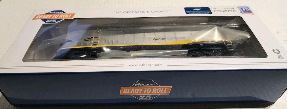 Athearn HO Scale ATH64736 F59PHI Diesel Amtrak California #2008 DCC /SOUND  - Image 3 of 4
