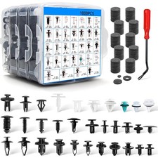 1101pcs Car Retainer Auto Fasteners Push Trim Plastic Clips Pin Rivet Bumper Kit