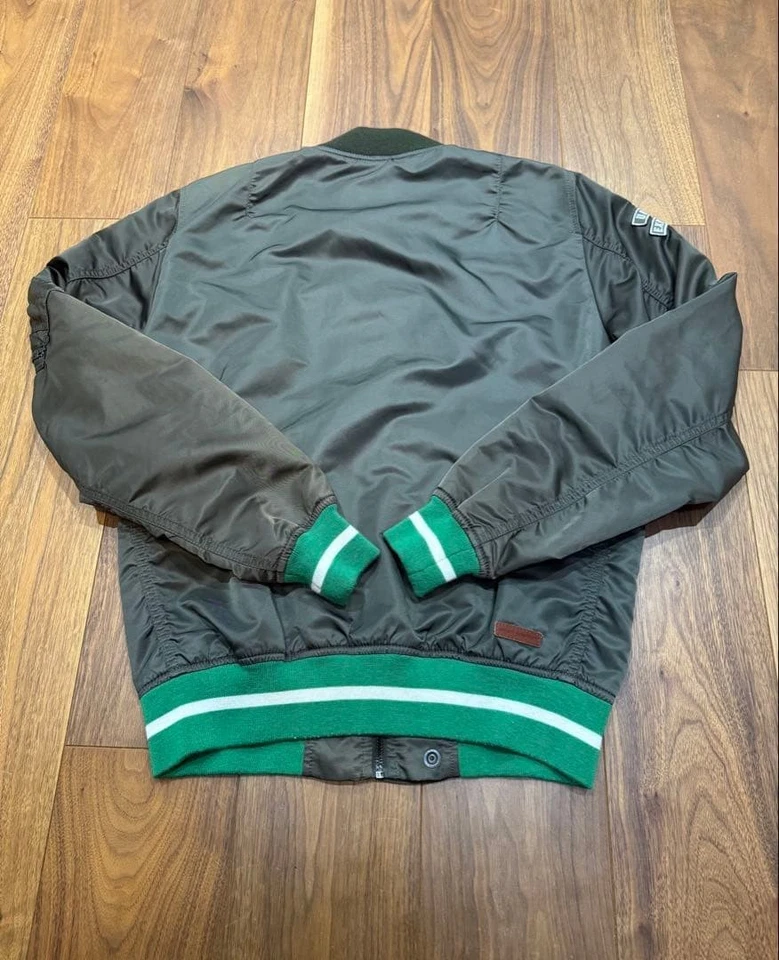 Alpha Industries MA-1 Nylon Flight Jacket Dark Green M Used - Image 2 of 4