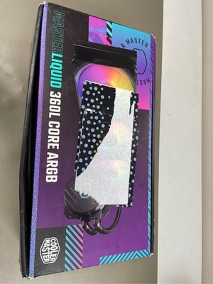Cooler Master MasterLiquid 360L Core 360mm Close-Loop AIO Liquid Cooler, ARGB Sy