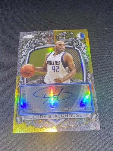 2025 Topps Chrome Jerry Stackhouse Signature Style (RAW)